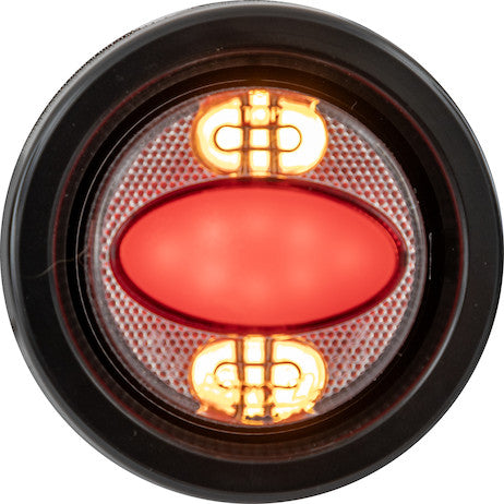 2 Inch Marker Strobe Combo Light - Amber/Red
