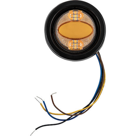 5622001 - 2 Inch Marker Strobe Combo Light - Amber/Red
