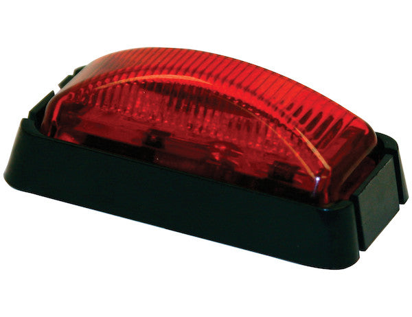 2.5 Inch Red Surface Mount Marker Light With 3 LED