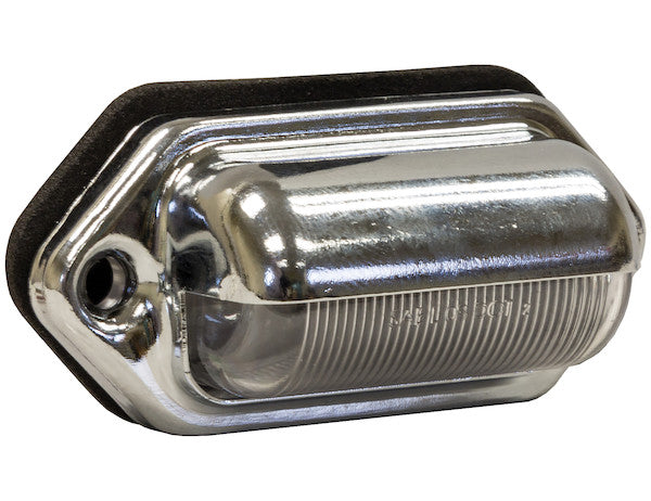 2 Inch Black License/Utility Light With 2 LEDs and Blunt Cut Leads - Bulk