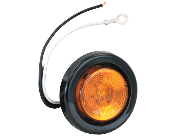 2 Inch Red Round Marker/Clearance Light With 1 LED