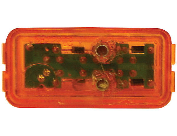 2.5 Inch Amber Surface Mount Marker Light With 3 LED