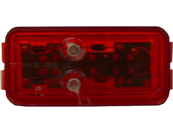 2.5 Inch Red Surface Mount Marker Light With 3 LED
