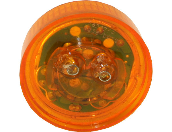2 Inch Amber Round Marker/Clearance Light with 4 LEDs (Light Only)
