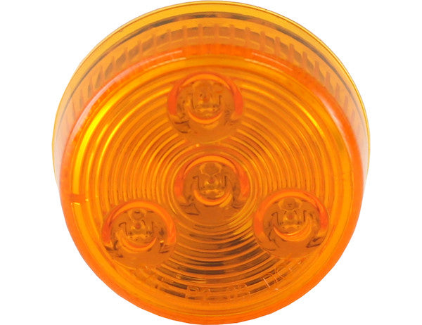 2 Inch Red Round Marker/Clearance Light with 4 LED Kit (Includes Grommet)