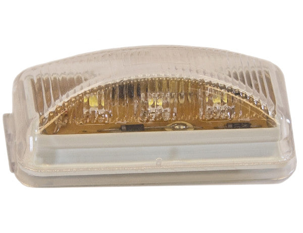 2.5 Inch Clear Surface Mount Marker Light With 3 LED