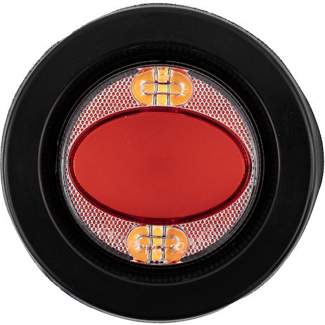 2.5 Inch Marker Strobe Combo Light - Red/Amber