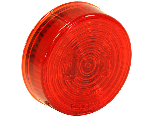 2.5 Inch Amber Round Marker/Clearance Light With 2 LED