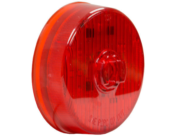 2.5 Inch Red Round Marker/Clearance Light With 7 LED