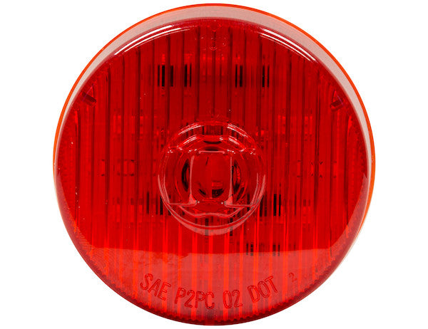 2.5 Inch Red Round Marker/Clearance Light With 7 LED