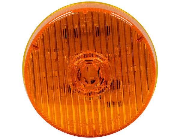 2.5 Inch Amber Round Marker/Clearance Light With 7 LED