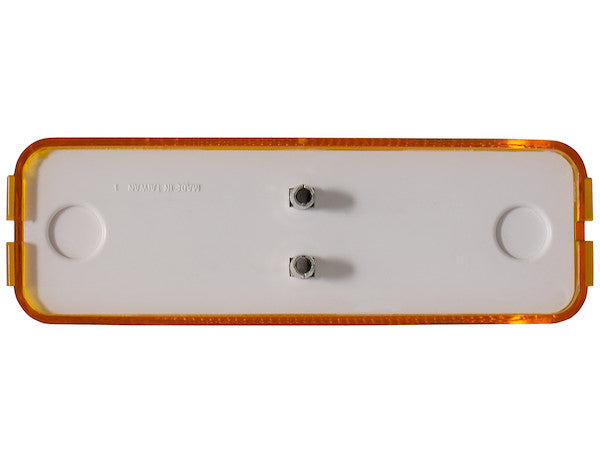 3.75 Inch Amber Rectangular Marker/Clearance Light With 2 LED