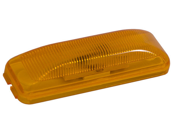 3.75 Inch Amber Rectangular Marker/Clearance Light With 2 LED