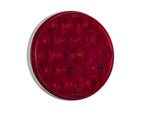4 Inch Red Round Stop/Turn/Tail Light With 18 LEDs (Sold in Multiples of 10)