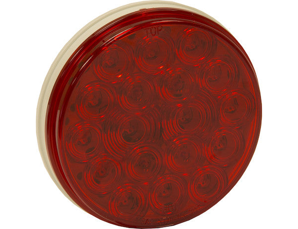 4 Inch Red Round Stop/Turn/Tail Light With 18 LEDs (Sold in Multiples of 10)