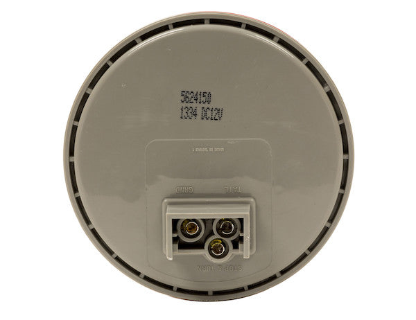 4 Inch Red Round Stop/Turn/Tail Light With 10 LEDs Kit (PL-3 Connection, Includes Grommet and Plug)
