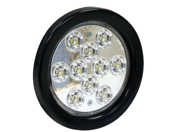 Bulk 4 Inch Clear Round Backup Light With 10 LEDs