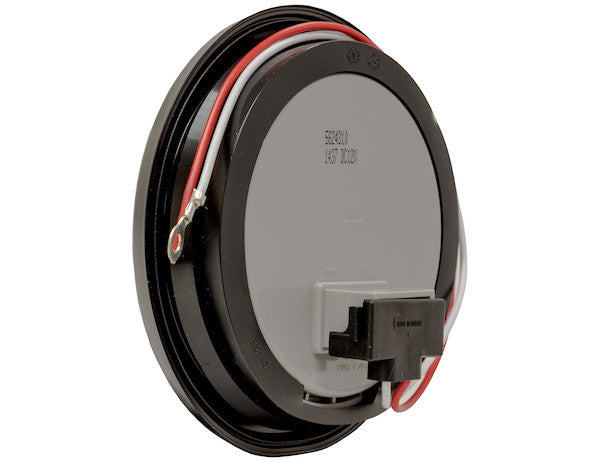 4 Inch Clear Round Backup Light Kit With 10 LEDs (PL-2 Connection, Includes Grommet and Plug)