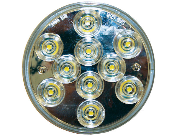 Bulk 4 Inch Clear Round Backup Light With 10 LEDs