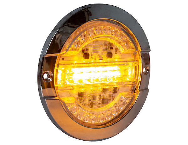 4 Inch Combination LED Stop/Turn/Tail, Backup, and Strobe Light with 32 LEDs