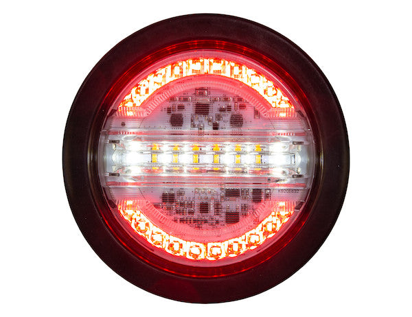 4 Inch Combination LED Stop/Turn/Tail, Backup, and Strobe Light with 32 LEDs