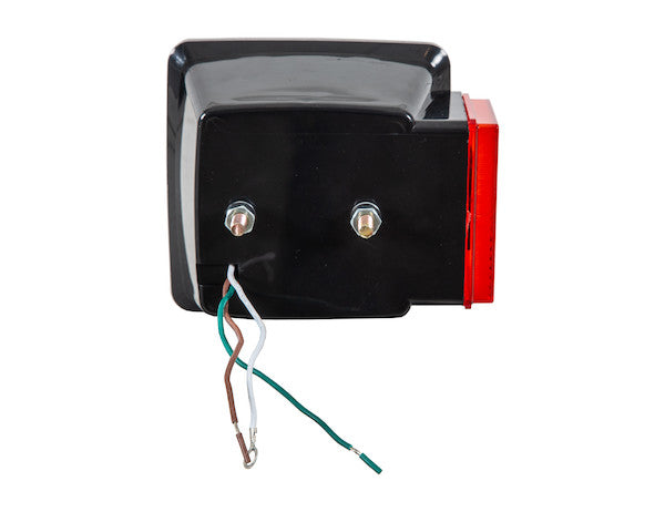 Driver Side 5 Inch Box-Style LED Stop/Turn/Tail Light for Trailers Under 80 Inches Wide (Includes License Light)