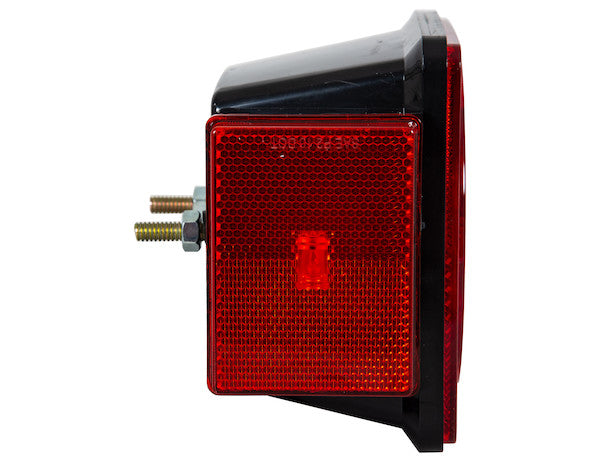 Passenger Side 5 Inch Box-Style LED Stop/Turn/Tail Light for Trailers Under 80 Inches Wide