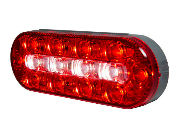 6 Inch Oval LED Combination Stop/Turn/Tail and Backup Light (Light Only)