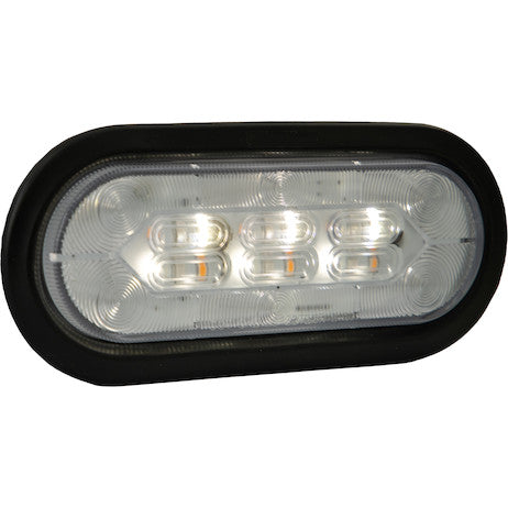 6 Inch Combination LED Stop/Turn/Tail, Backup, and Strobe Light, 24 LEDs