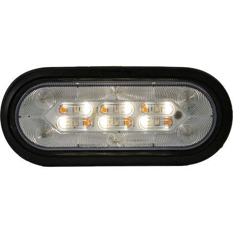 6 Inch Combination LED Stop/Turn/Tail, Backup, and Strobe Light, 24 LEDs