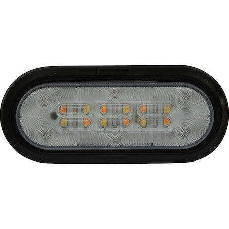 6 Inch Combination LED Stop/Turn/Tail, Backup, and Strobe Light, 24 LEDs