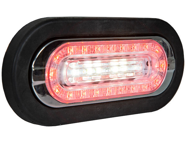 6 Inch Combination LED Stop/Turn/Tail, Backup, and Strobe Light with 32 LEDs