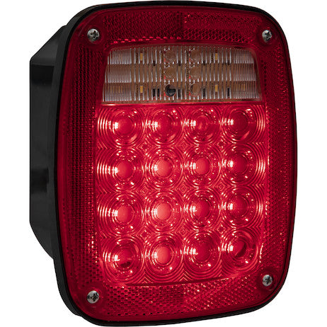 Passenger Side 5.75 Inch Red Stop/Turn/Tail Light