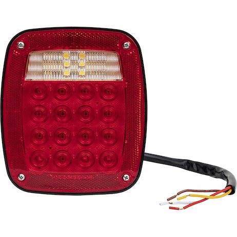 Passenger Side 5.75 Inch Red Stop/Turn/Tail Light