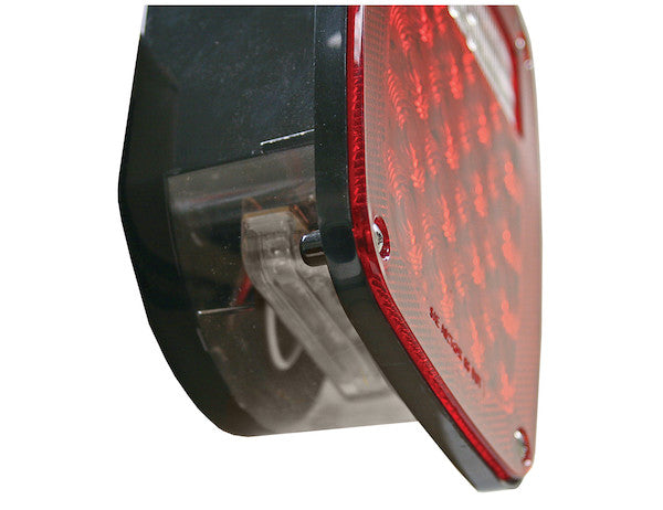 5626738 - Driver Side 5.75 Inch Red Stop/Turn/Tail Light with License Plate Light