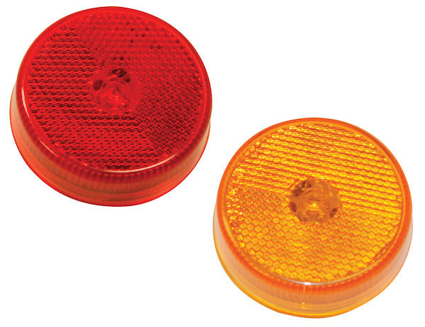 5622551 - 2.5 Inch Red Marker Clearance Light with Reflex With 4 LED