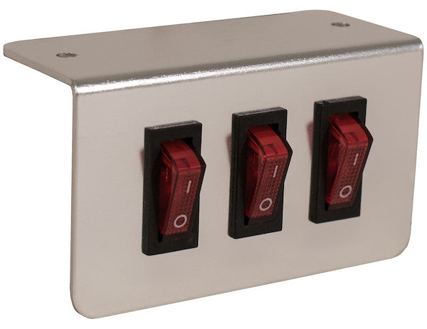 6391003 - Pre-Wired Triple Switch Panel with Aluminum Bracket
