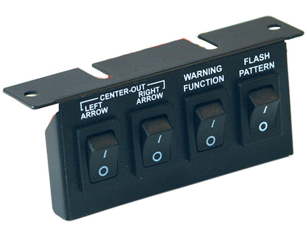 Black 4-Switch Panel 3-On/Off 1-Momentary