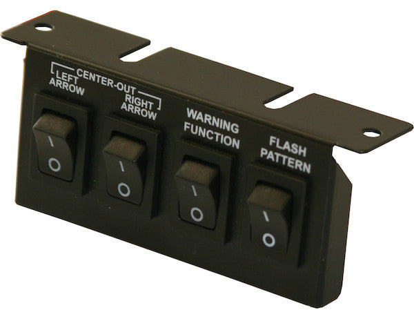 Black 4-Switch Panel 3-On/Off 1-Momentary