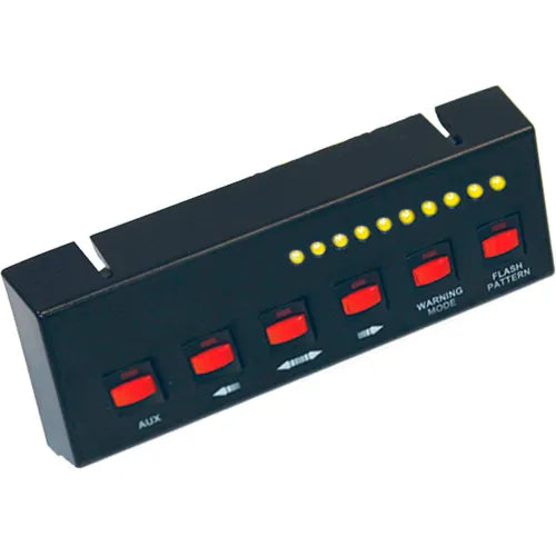 Black Pre-Wired 6-Switch Panel 4-On/Off 2-Momentary