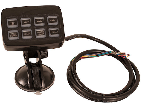 Black Pre-Wired 7-Function Panel Multi-Function Programmable