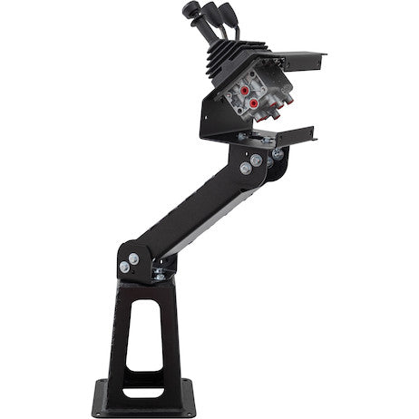 Pedestal, 3 Bank Top with Base & Offset Arm