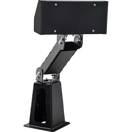 Pedestal, 3 Bank Top with Base & Offset Arm