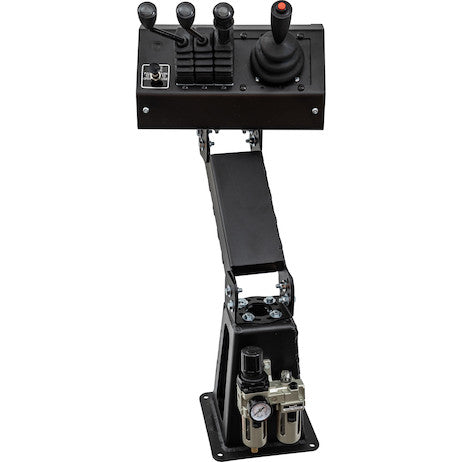 Pedestal, 7 Bank Top with Base & Offset Arm