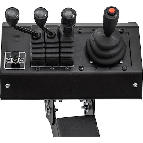 Pedestal, 3 Bank Top with Base & Offset Arm