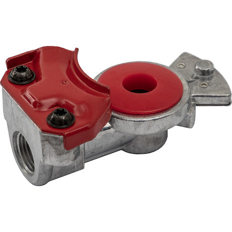 Gladhand Red / Emergency Connection - Long-Life Anodized Body w/ Stainless Steel Locking Plate