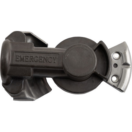 Gladhand Red / Emergency Connection - Long-Life Anodized Body w/ Stainless Steel Locking Plate