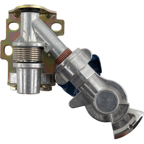 Gladhand Red / Emergency Connection - Long-Life Anodized Body w/ Stainless Steel Locking Plate
