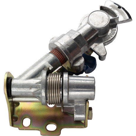 6490021 - Gladhand Blue / Service Connection - 45 Degree Spring Loaded Swing Away