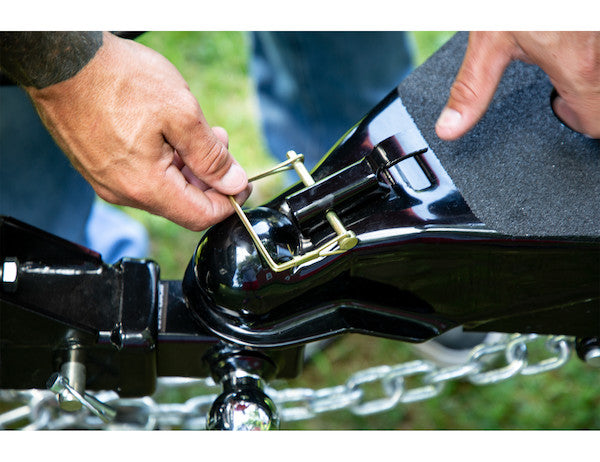 Snapper Pin - 9/16in Diameter x 3in Usable Length, Yellow Zinc Plated